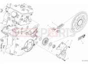 DUCATI  Diavel 1260 FRONT SPROCKET & CHAIN