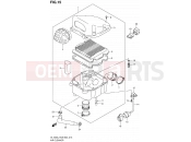 15 - AIR CLEANER - Suzuki DL1000 L2 (2012) V-Strom (E03,E28,E33)