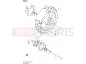 71 - REAR WHEEL - Suzuki DL1000 L2 (2012) V-Strom (E03,E28,E33)