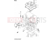 3 - CYLINDER HEAD (REAR) - Suzuki DL1000A L4 (2014) V-Strom (E03,E28,E33)