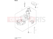 42 - LOCK SET (DL1000AL4 E28) - Suzuki DL1000A L4 (2014) V-Strom (E03,E28,E33)
