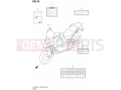 70 - LABEL (DL1000AL4 E33) - Suzuki DL1000A L4 (2014) V-Strom (E03,E28,E33)