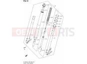 72 - FRONT FORK DAMPER - Suzuki DL1000A L4 (2014) V-Strom (E03,E28,E33)