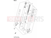 51 - FRONT FORK DAMPER - Suzuki DL1000A L4 (2014) V-Strom (E21)
