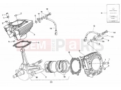 DUCATI 1995 Supersport 900 SS CYLINDER - PISTON » ENGINE CASE