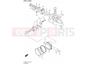 120A - CRANKSHAFT - Suzuki DL1000A L5 (2015) V-Strom (E14)