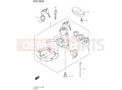 352A - LOCK SET (FOR PANNIR CASE) - Suzuki DL1000A L5 (2015) V-Strom (E14)