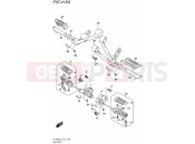 415A - FOOTREST - Suzuki DL1000A L5 (2015) V-Strom (E14)
