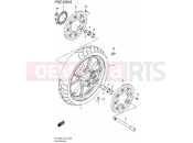 530A - FRONT WHEEL - Suzuki DL1000A L5 (2015) V-Strom (E14)
