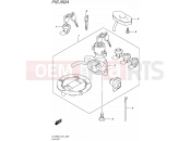 352A - LOCK SET (FOR PANNIR CASE) - Suzuki DL1000A L5 (2015) V-Strom (E21)