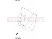 970F - OPTIONAL (WIND SCREEN) - Suzuki DL1000A L5 (2015) V-Strom (E21)