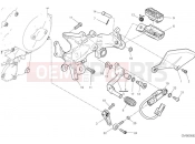 DUCATI 2024 Multistrada V4 Pikes Peak Left footrest & gear shift pedal