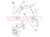 KAWASAKI VULCAN S (EN650JPFNN) 46 Rear Brake