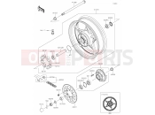 KAWASAKI NINJA 650 (EX650PPFNN) 40 Rear Hub