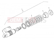 DUCATI 1994 Supersport 400 SS REAR SHOCK ABSORBER » SWING ARM