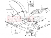 DUCATI 1994 Supersport 400 SS SWING ARM » SWING ARM