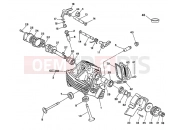 DUCATI 1994 Supersport 600 SS VERTICAL CYLINDER HEAD » VALVE DRIVE