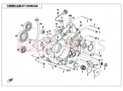 CFMOTO 300 SR (CF300-3 [EU4] ) LEFT CRANKCASE