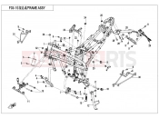 CFMOTO 300 SR (CF300-3 [EU4] ) FRAME