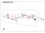 CFMOTO 300 SR (CF300-3 [EU4] ) GEARSHIFT LEVER
