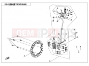 CFMOTO 300 SR (CF300-3 [EU4] ) FRONT BRAKE