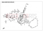 CFMOTO 300 SR (CF300-3 [EU4] ) RIGHT SIDE COVER(CABLE VERSION) - E01-3-B