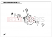 CFMOTO 300 SR (CF300-3 [EU4] ) CRANKSHAFT@^CONNECTING ROD - E04