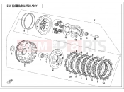 CFMOTO 300 SR (CF300-3 [EU4] ) CLUTCH - E05-A