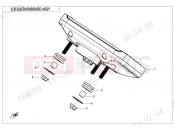 DASHBOARD - F17 - CFMOTO 450 SR S (CF400-9F [EU5] ) 2023