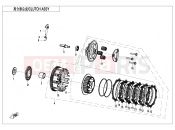 CLUTCH(FCC) - E05-A - CFMOTO 450 SR S (CF400-9F [EU5] ) 2023