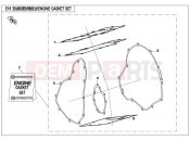 ENGINE GASKET SET - CFMOTO 650 NK (CF650-7B) 2017