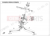 CFMOTO CFORCE 1000 (CF1000ATR) STEERING SYSTEM(EPS) - F10-2-B-V2