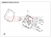 CFMOTO CFORCE 1000 (CF1000ATR-2) LEFT CRANKCASE COVER ASSY - E01-4