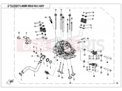 CFMOTO CFORCE 1000 (CF1000ATR-2) CYLINDER HEAD NO.2 ASSY - E02-6
