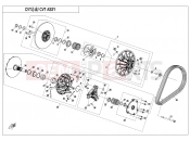 CFMOTO CFORCE 1000 (CF1000ATR-2) CVT ASSY - E05-A-V1