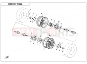CFMOTO CFORCE 1000 (CF1000AU) FRONT WHEEL - F07-A
