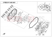 CFMOTO CFORCE 1000 (CF1000AU) CVT CASE ASSY - E01-3