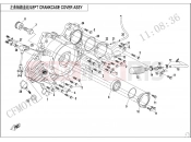 CFMOTO CFORCE 1000 (CF1000AU) LEFT CRANKCASE COVER ASSY - E01-4-V2