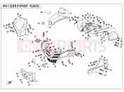 CFMOTO CFORCE 450 (CF400ATR-2S [T3a] ) FRONT PLASTICS - F04-1