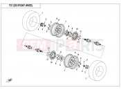 CFMOTO CFORCE 450 (CF400ATR-2S [T3a] ) FRONT WHEEL - F07