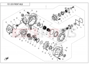 CFMOTO CFORCE 450 (CF400AU) FRONT AXLE - F31-V1