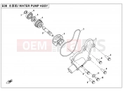 CFMOTO CFORCE 450 (CF400AU) WATER PUMP ASSY - E08