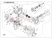 CFMOTO CFORCE 450 (CF400AU-A) FRONT AXLE - F31-V2