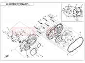 CFMOTO CFORCE 450 (CF400AU-A) CVT CASE ASSY. - E01-3