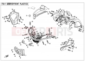 CFMOTO 2020 ATV CFORCE 450 (CF400AU-A) FRONT PLASTICS - F04-1
