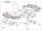 CFMOTO 2020 ATV CFORCE 450 (CF400AU-A) RACK(PLASTIC) - F14-A