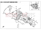 CFMOTO CFORCE 450 (CF400AU-A) LEFT CRANKCASE COVER ASSY