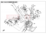 CFMOTO CFORCE 450 (CF400AU-A) CYLINDER HEAD ASSY