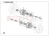 CFMOTO CFORCE 450 (CF400AU-A) FRONT WHEEL