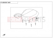 CFMOTO CFORCE 450 (CF400AU-A) SEAT ASSY